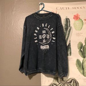 Alpha Delta Pi Cord Dream Catcher Moon Sweatshirt